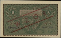 5 marek polskich 23.08.1919, seria II-CX, numera