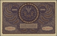 1.000 marek polskich 23.08.1919, seria I-R, numeracja 268572, Lucow 403 (R2) - ilustrowany w katal..