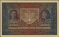 5.000 marek polskich 7.02.1920, seria II-J, numeracja 449,917, Lucow 416 (R3), Miłczak 31a, niewie..