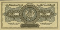 10.000 marek polskich 11.03.1922, seria I, numeracja 9673934, Lucow 422 (R3), Miłczak 32, lekko ni..