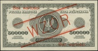 500.000 marek polskich 30.08.1923, seria X, nume