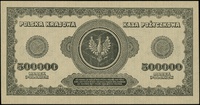 500.000 marek polskich 30.08.1923, seria AN, numeracja 2542724, Lucow 446 (R5) - dołączony do kole..
