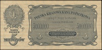 5.000.000 marek polskich 20.11.1923, seria C, numeracja 7137755, Lucow 456 (R5), Miłczak 38, kilka..