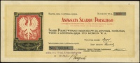 asygnata Skarbu Polskiego na 100 koron 1.11.1918