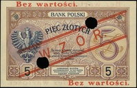 5 złotych 28.02.1919, seria S.10.A., numeracja 0
