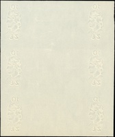 papier do druku banknotów 10 złotych emisji 20.07.1926 lub 20.07.1929, ze znakiem wodnym obejmując..