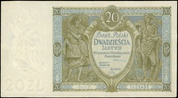 20 złotych 1.09.1929, seria CO., numeracja 34294