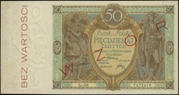 50 złotych 1.09.1929, seria B.N., numeracja 7472