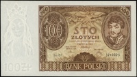100 złotych 9.11.1934, seria BF., numeracja 3210325, Lucow 675 (R0), Miłczak 74a, bez załamań ani ..