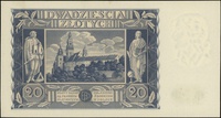 20 złotych 11.11.1936, seria AA, numeracja 0308141, Lucow 686 (R0) - ilustrowany w katalogu kolekc..