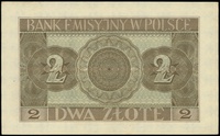 2 złote 1.03.1940, seria D, numeracja 4273464, Lucow 770 (R2), Miłczak 92, Ros. 572, zagięty lewy ..