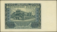 50 złotych 1.03.1940, seria D, numeracja 3554249, Lucow 790 (R4) - dołączony do kolekcji po wydruk..