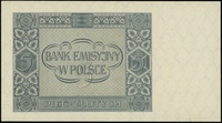 5 złotych 1.08.1941, seria AA, numeracja 2799050, Lucow 813 (R0) - ilustrowany w katalogu kolekcji..