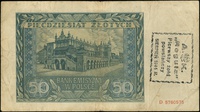 50 złotych 1.08.1941, seria D, numeracja 5760575