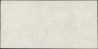 próbny druk strony odwrotnej banknotu 500 złotych 15.08.1939, bez oznaczenia serii i numeracji, pa..