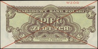 5 złotych 1944, seria HУ, numeracja 803258, w kl