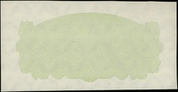 niedokończony druk banknotu 10 złotych 1944, bez