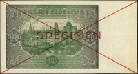 500 złotych 15.01.1946, seria A, numeracja 12345
