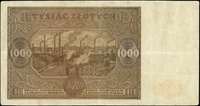 1000 złotych 15.01.1946, seria U, numeracja 4063
