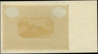niedokończony druk banknotu 100 złotych 15.05.1946, bez oznaczenia serii i numeracji, strona główn..