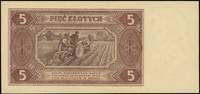 5 złotych 1.07.1948, seria AŁ, numeracja 7214860