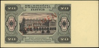 20 złotych 1.07.1948, seria CI, numeracja 557800