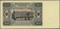 20 złotych 1.07.1948, seria DN, numeracja 7894039, Lucow 1271 (R1) - ilustrowany w katalogu kolekc..