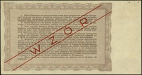 bilet skarbowy na 5.000 złotych 1948, emisja IV, seria I, litera B, numeracja 000000, po obu stron..