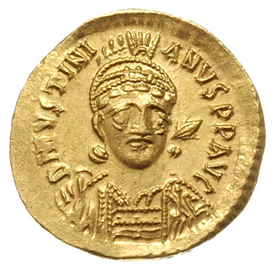 Justynian I 527-565, solidus 527-538, Konstantyn