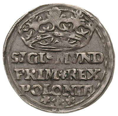 grosz 1528 Kraków, patyna
