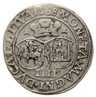 czworak 1568, Wilno, Ivanauskas 10SA32-3, drobna wada blachy