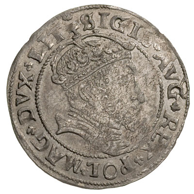 grosz na stopę litewską 1546, Wilno, Ivanauskas 6SA13-6, T. 3, ładny egzemplarz z blaskiem menniczym, rzadki