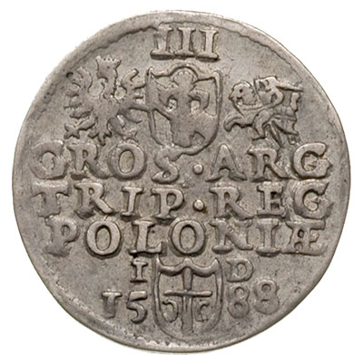 trojak 1588, Olkusz, Iger O.88.8.a (R1)