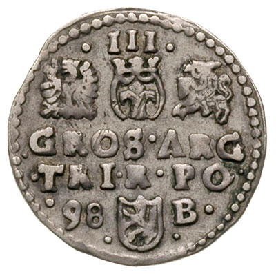 trojak 1598, Bydgoszcz, Iger B.98.5.e (R1)