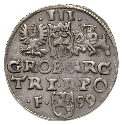 trojak 1599, Wschowa, Iger W.99.1.b, patyna