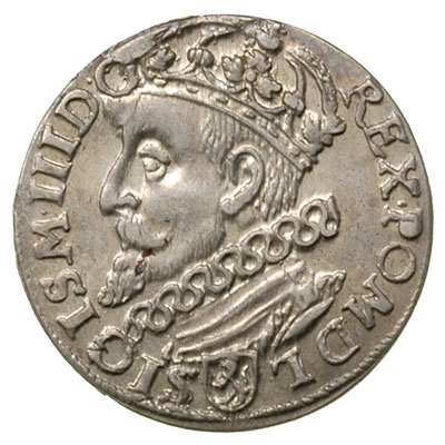trojak 1601, Kraków, popiersie króla w lewo, Iger K.01.1.a (R1), piękny egzemplarz