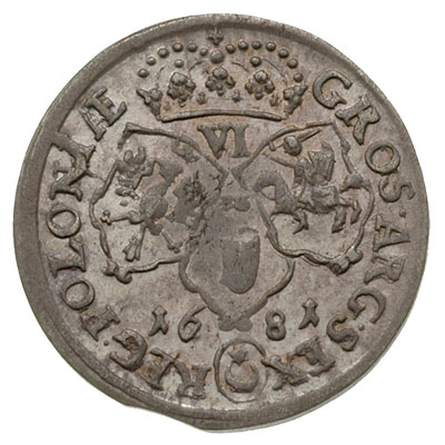 szóstak 1681, Bydgoszcz, bardzo ładny egzemplarz, delikatna patyna