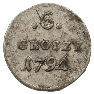 6 groszy 1794, Warszawa, odmiana