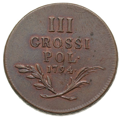 3 grosze 1794, Wiedeń, Iger Au.94.1 (R), Plage 1