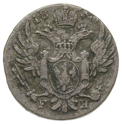 10 groszy 1830, Warszawa, litery F - H, Plage 91, Bitkin 1010 (R1), rzadkie, w cenniku Berezowskiego 4 złote