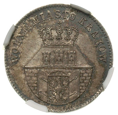 1 złoty 1835, Wiedeń, Plage 294, moneta w opakowaniu NGC z certyfikatem MS 64, bardzo ładny egzemplarz, patyna