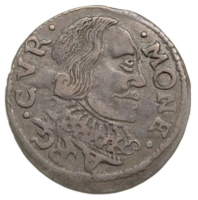 Wilhelm Kettler 1596-1626, trojak 1599, Mitawa, 1599, Gerbaszewski 2.17.6.9, patyna, rzadki