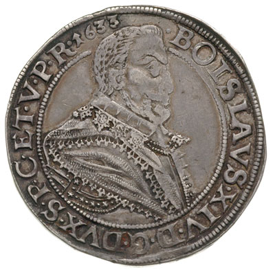 Bogusław XIV 1625-1637, talar 1633, Szczecin, Aw