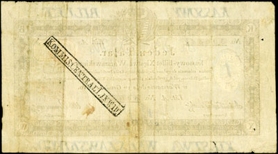 1 talar 1.12.1810, podpis \Antoni Kochanowski, M