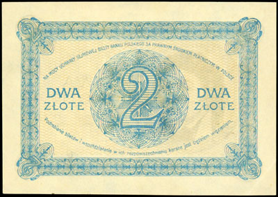 2 złote 28.02.1919, seria S.64.B 044984, Miłczak