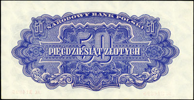 50 złotych 1944, \obowiązkowym, seria AC