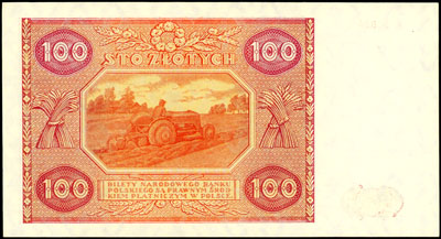 100 złotych 15.05.1946, seria K, Miłczak 129a, Lucow 1204 (R4)