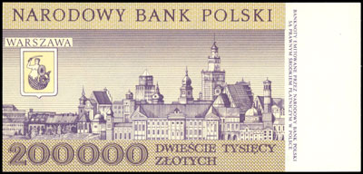 200.000 złotych 1.12.1989, seria L , Miłczak 177