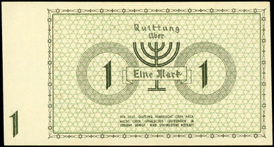 50 fenigów i 1 marka 15.05.1940, Miłczak Ł1 i Ł2b, Lucow 851 (R1) i 853 (R2), łącznie 2 sztuki