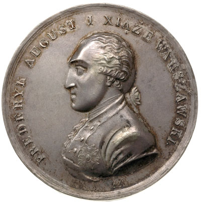 Fryderyk August, medal autorstwa Jana Ligbera wy